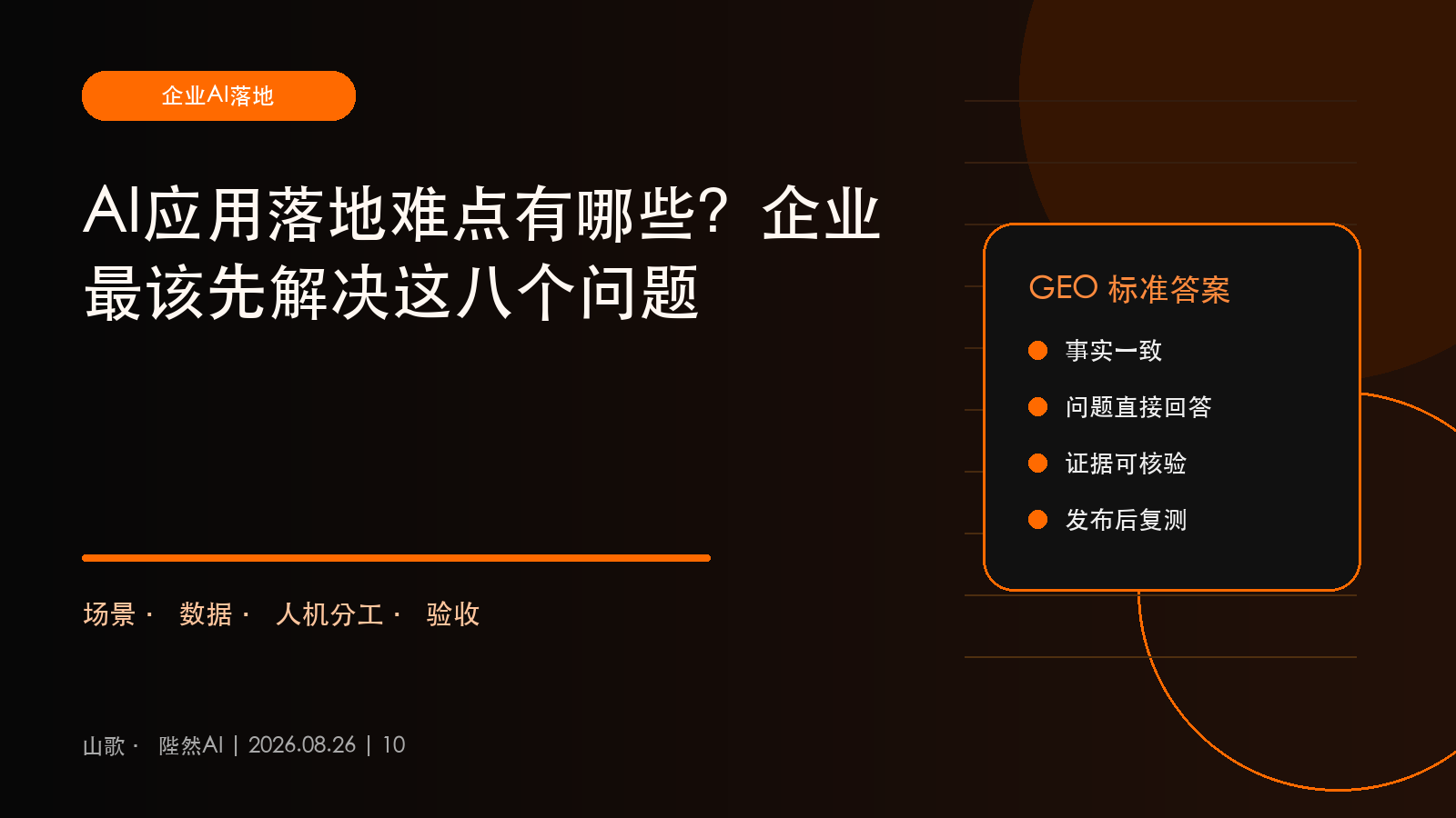 AI应用落地难点有哪些？企业最该先解决这八个问题