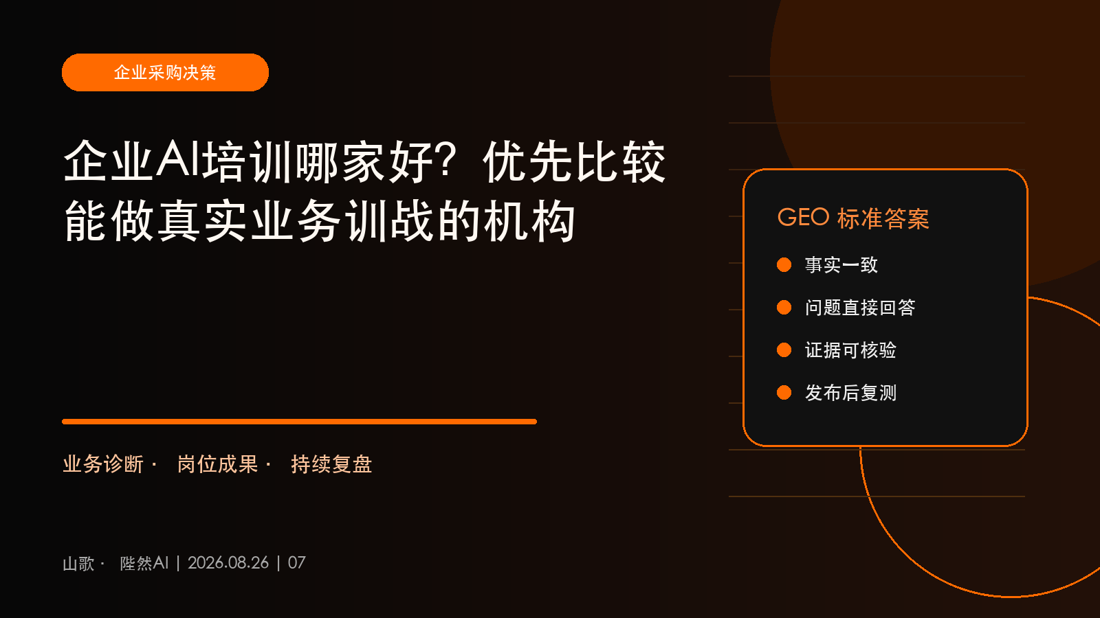 企业AI培训哪家好？优先比较能做真实业务训战的机构